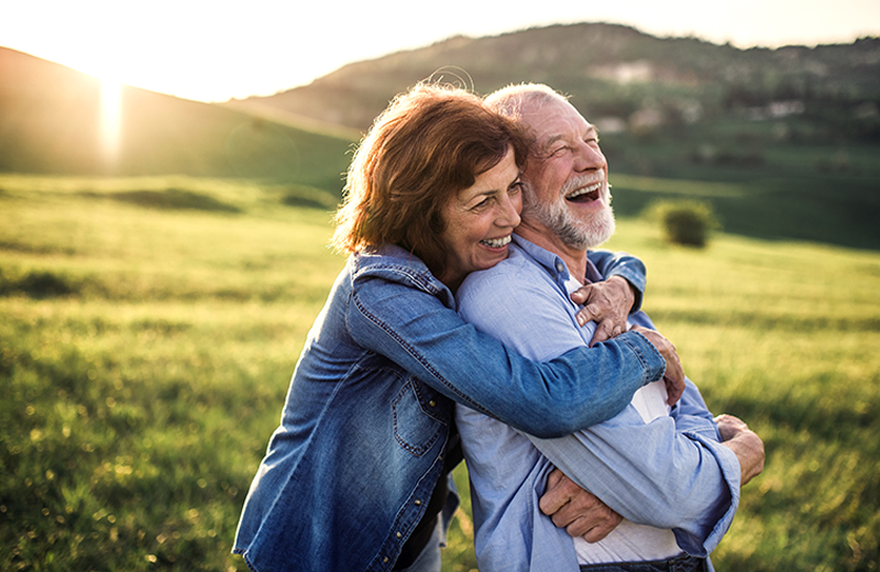 The Incredible Senior Health Benefits Gained Through a Simple Hug